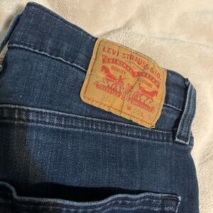 Levi's Dark Blue Denim Jeans